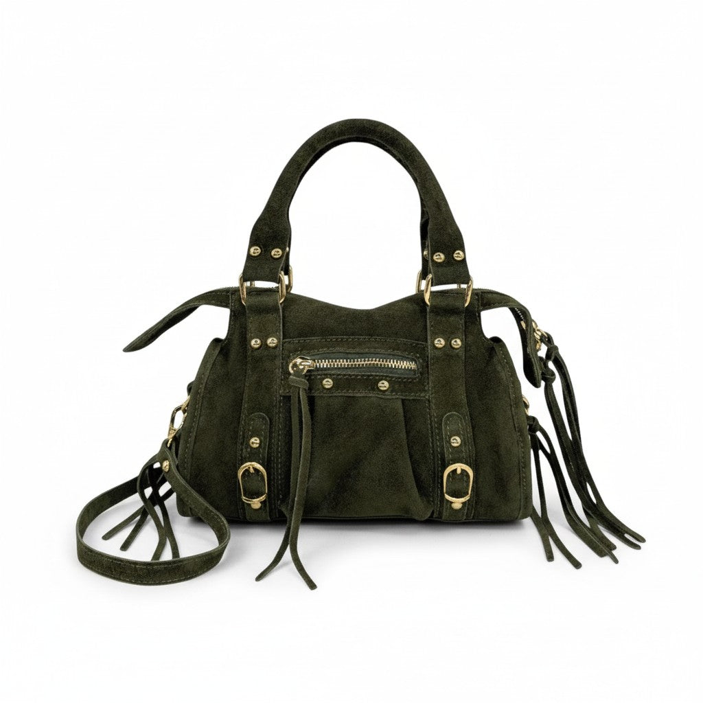 Bolso Bowling de Piel Vintage