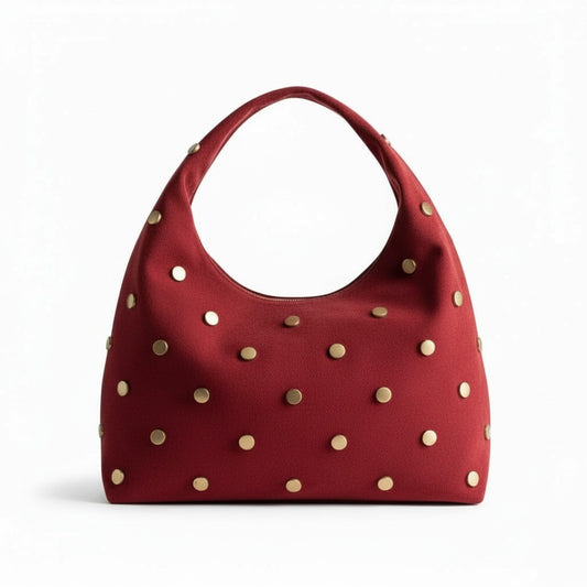 Bolso Hobo con Tachas