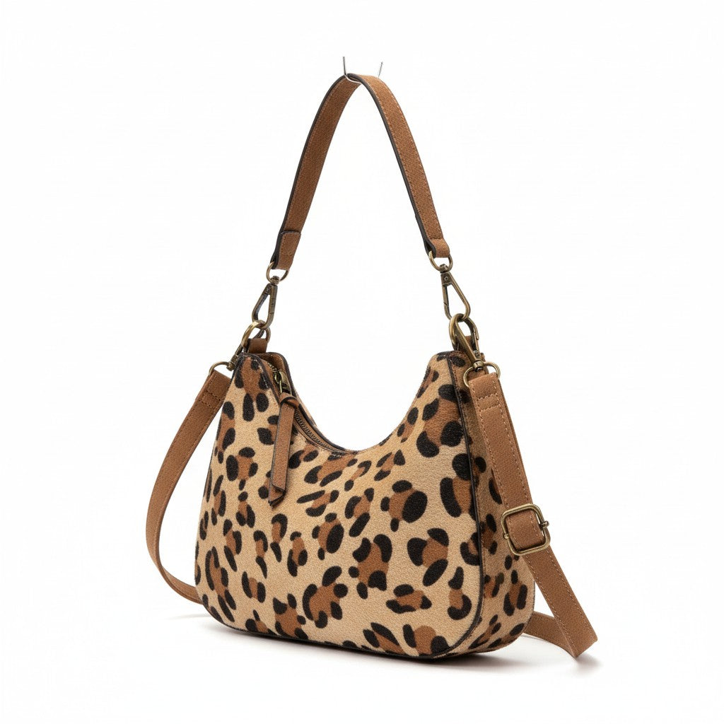 Bolso de hombro pequeño animal print