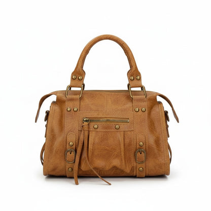 Bolso Bowling de Piel Vintage